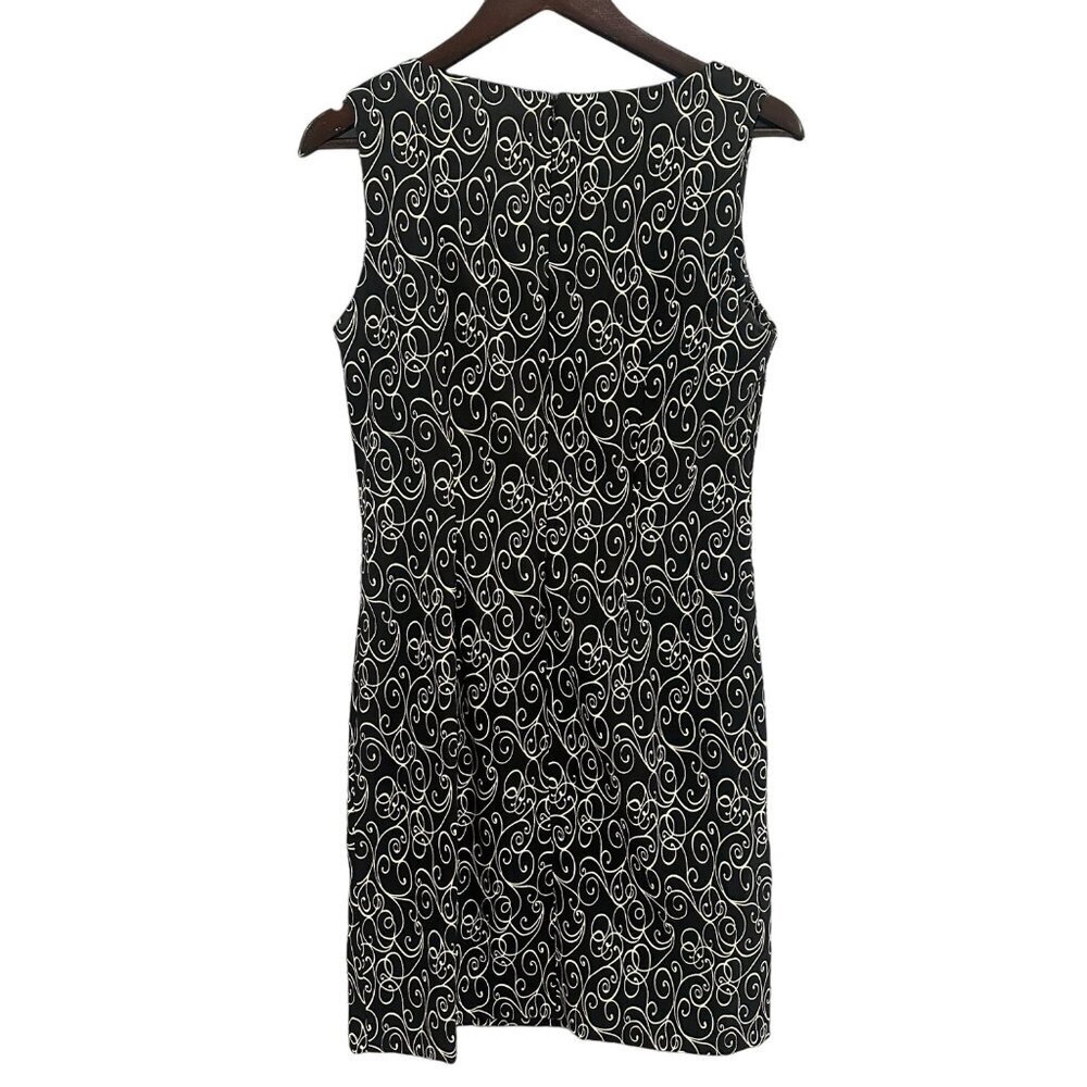 NWT Connected Apparel Scroll Print Dress - Size 10 - Picture 3 of 3